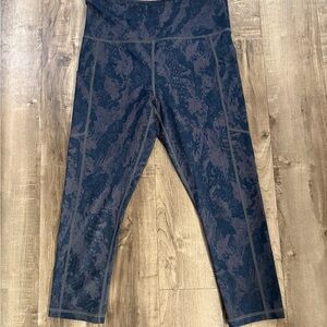 Blue Patterned Light N Tight Leggings